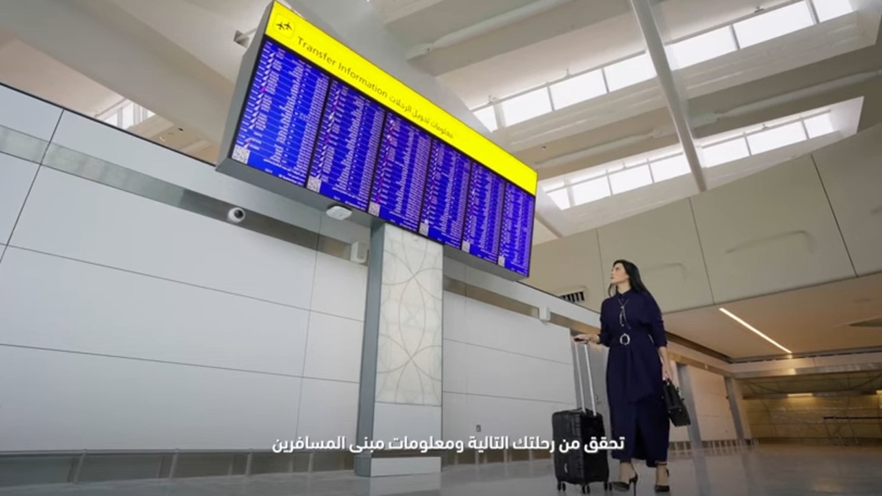 Abu Dhabi International Airport will be known as Zayed International Airport from February. Picture: Etihad / YouTube