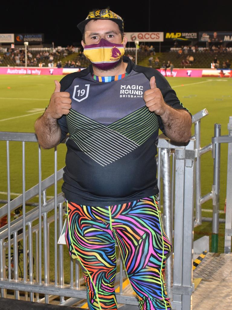 Ryan Vigliante at the Manly Sea Eagles v Sydney Roosters NRL semi final match at BB Print Stadium, Mackay, September 17, 2021. Picture: Matthew Forrest