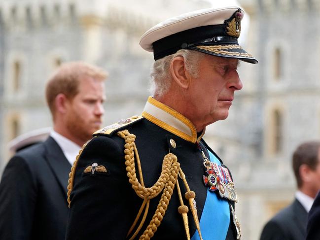 A royal expert says King Charles III will not turn his back on Prince Harry. Picture: AFP