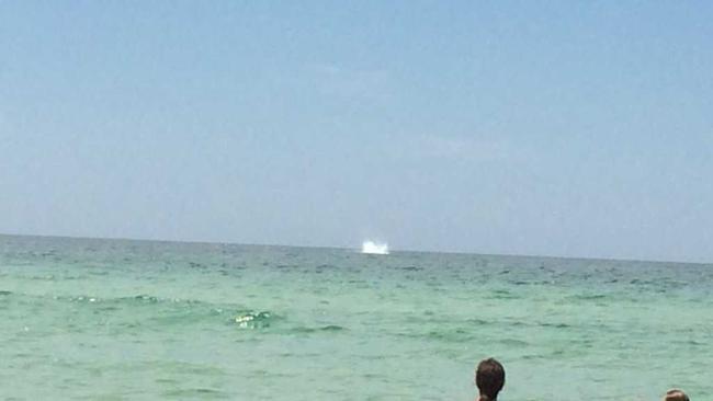 Whales made a splash at Rainbow Beach over the long weekend. Picture: Frances Klein