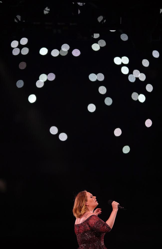 Adele was in fine form in Melbourne. Picture: Getty