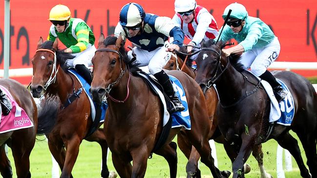 Odinson wins the Inglis Nursery. Picture: Jeremy Ng/Getty Images