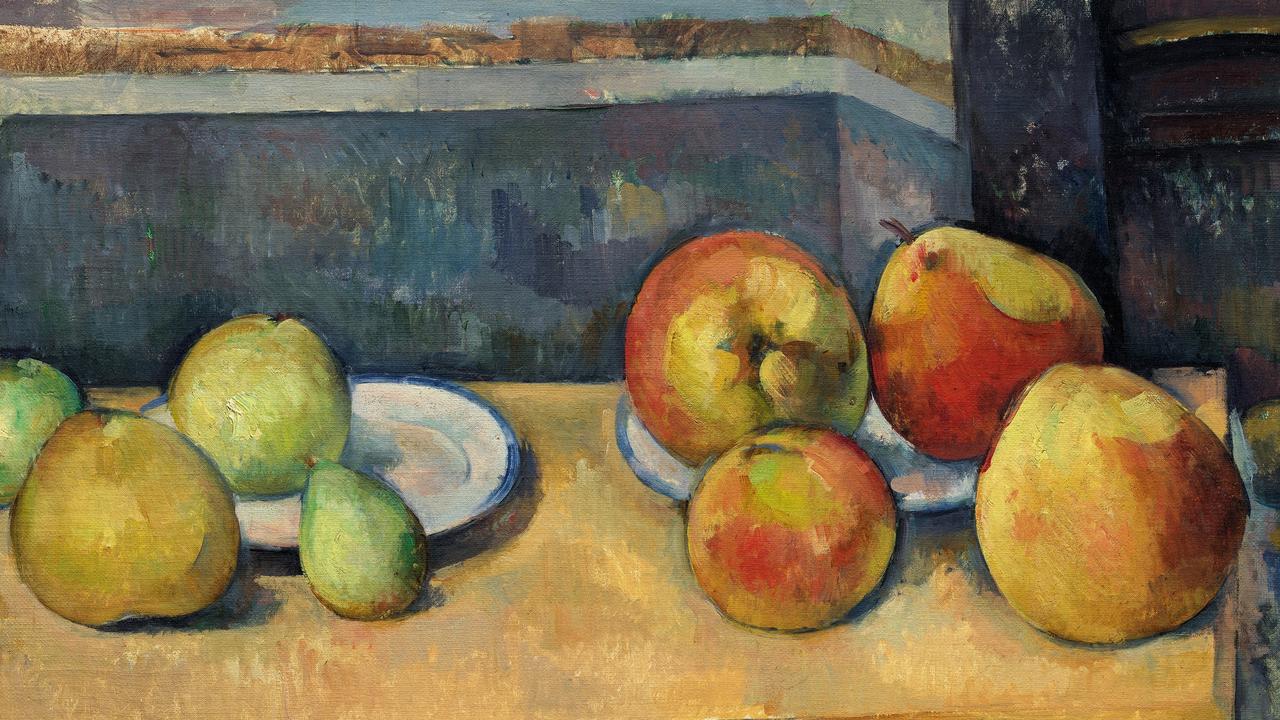 Paul Cezanne’s Still Life with Apples and Pears.