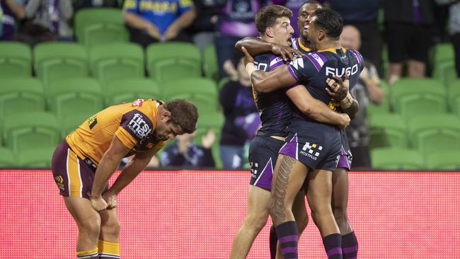 There is no love lost between the Storm and Broncos. Picture: AAP