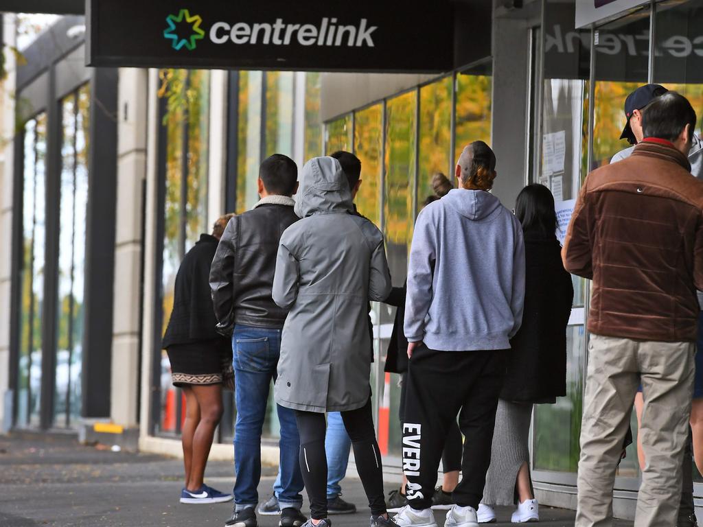 Hundreds of thousands of Australians have been relying on JobKeeper to survive the pandemic and its related economic downturn. Picture: William WEST / AFP