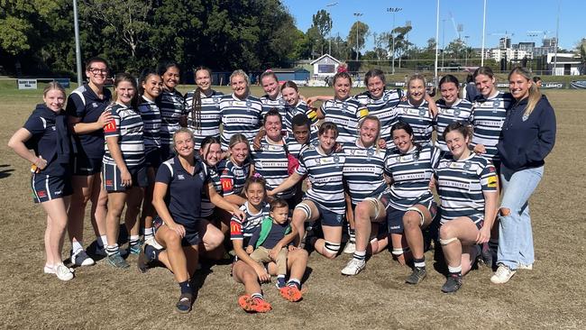 The Brothers squad enjoying the spoils of victory today.