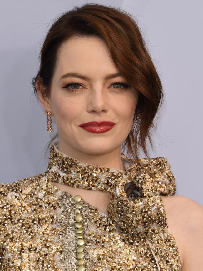 Nominee Emma Stone arrives for the 25th Annual SAG Awards. Picture: AFP