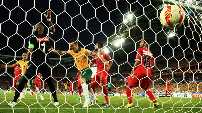 McKay got on the scoresheet for Australia against Oman.