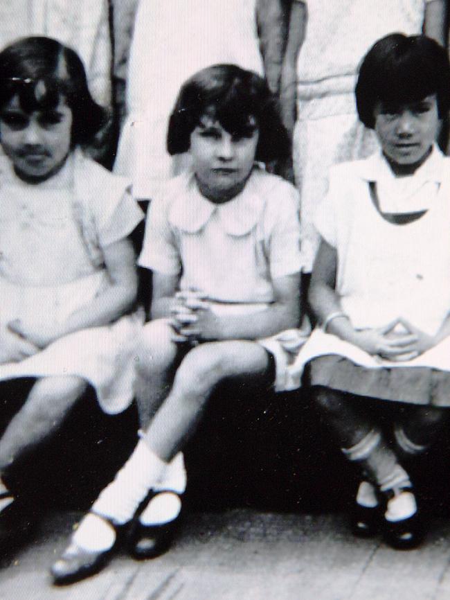 Natalie Wood (nee Davis) in an early 1930s school photo at Crown Street Public School.