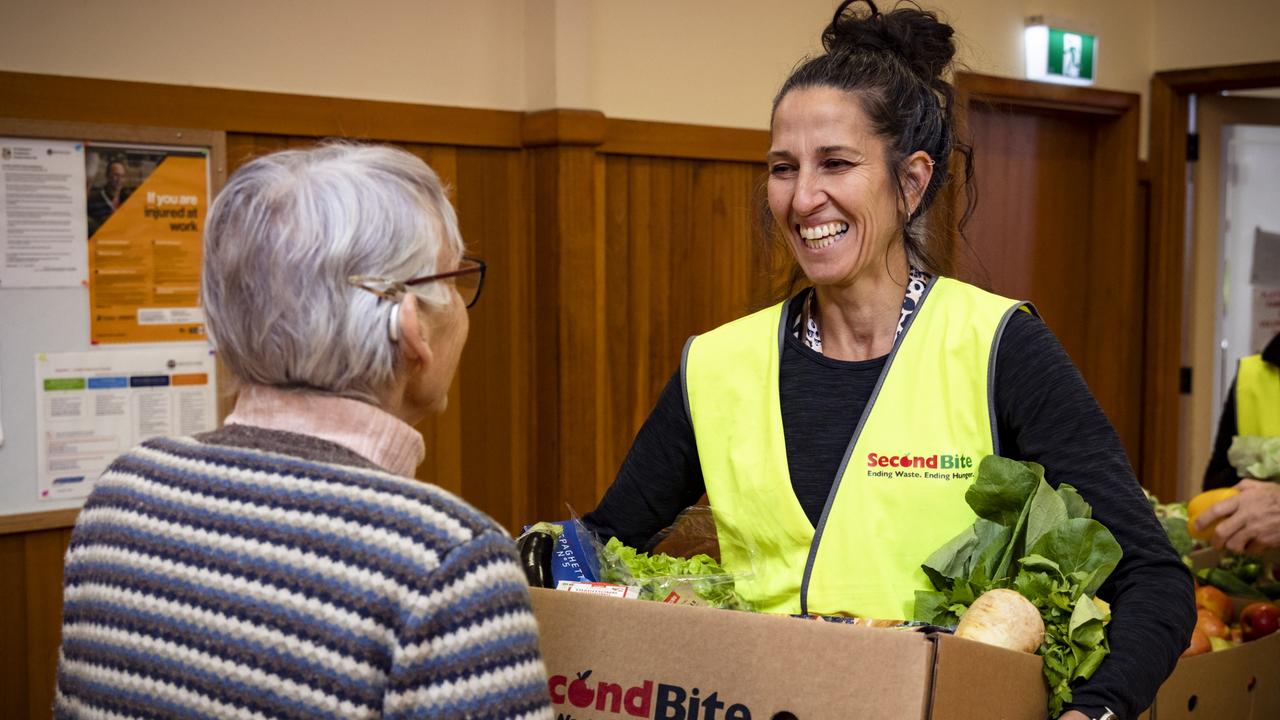 Some food waste from supermarkets goes to food charities like Second Bite, who provide it to people in need. Picture: supplied