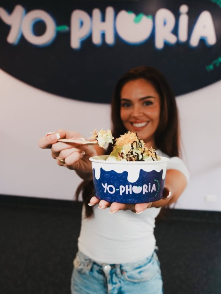 The new Yo-Phoria frozen yoghurt dessert bar is now open in the Cairns CBD. Picture: Supplied
