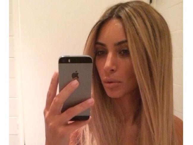 Relax, Kim Kardashian’s latest look is only a wig. Picture: Instagram