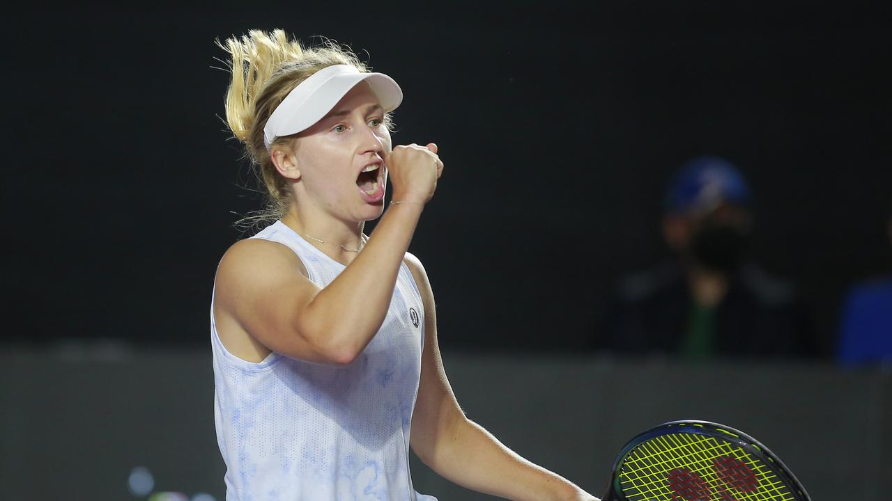 Daria Saville lost her Guadalajara Open quarter-final to American sixth seed Sloane Stephens. Picture: Cesar Gomez