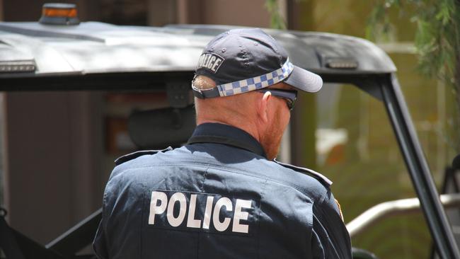 Northern Territory police in Alice Springs, Todd Mall. Picture: Gera Kazakov generic NT Police NTPFES