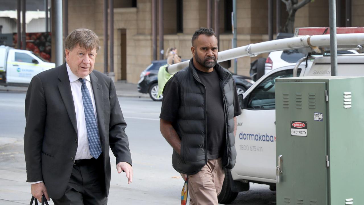 Mr Pickett and his lawyer Greg Griffin arrive at the Supreme Court on Tuesday. Picture: NCA NewsWire/Dean Martin