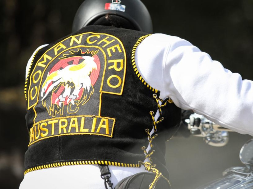 The Comanchero bikie gang have been in the sights of the ACIC. Picture: Supplied