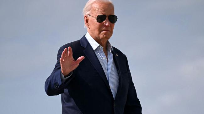 Former US president Joe Biden has been diagnosed with advanced prostate cancer. Picture: Andrew Caballero-Reynolds/AFP