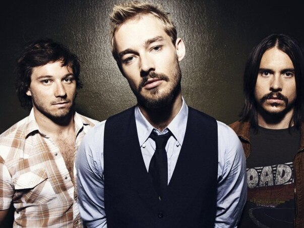 Members of the Australian band Silverchair in publicity photo.