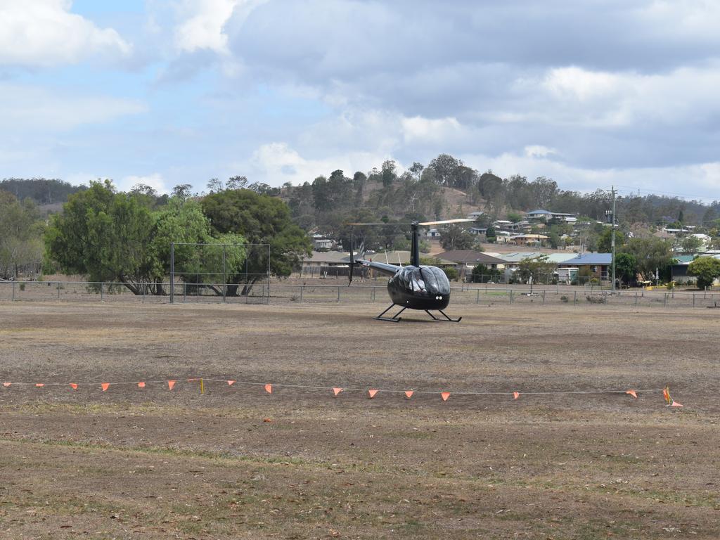 Helicopter rides were one of the many attractions that took place throughout the day