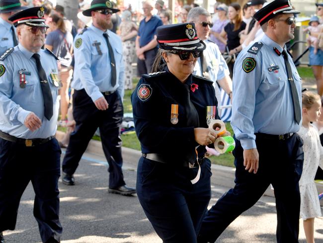 Anzac Day 2025. Strand parade in Townsville. Picture: Evan Morgan