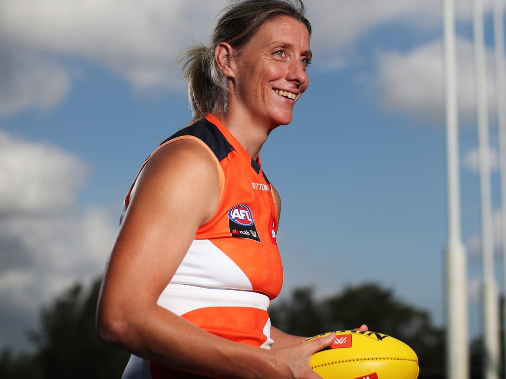 Portrait of GWS Giants AFLW Irish recruit Cora Staunton. Picture. Phil Hillyard