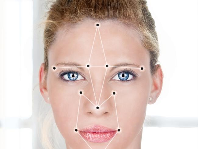 Facial recognition works by measuring distances between “landmarks” on faces, then turning that into a unique “signature”. Picture: iStock