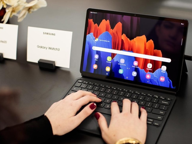 The Samsung Galaxy Tab S7 could be a genuine challenger to a laptop. Picture: Supplied