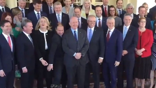 Josh Frydenberg Bridget McKenzie family photo