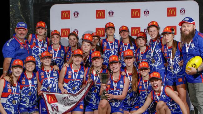 Ormeau Bulldogs won the Under 15 Girls Div 2 grand final for SEQJ Gold Coast Northern Rivers. Picture: Supplied