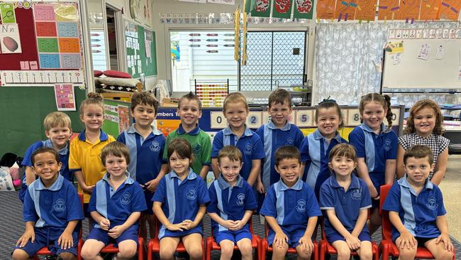 Prep students at Maryborough West State School.