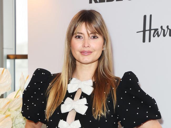 Holly Valance attends a VIP breakfast celebrating the relaunch of Rebecca Vallance at Harrods on November 14, 2023 in London. Picture: Dave Benett/Getty Images for Rebecca Vallance