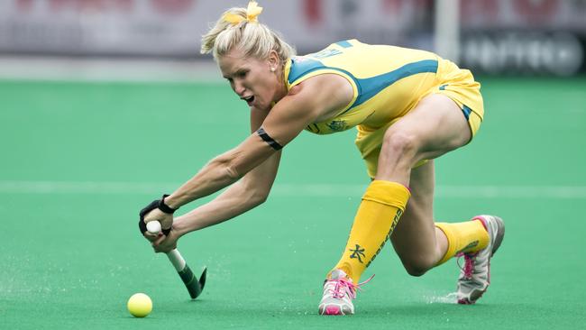 Jodie Kenny has been named one of three co-captains of the Hockeyroos. Picture: Grant Treeby