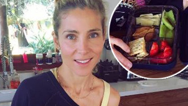 Chris Hemsworth’s wife Elsa Pataky shows off their daughter’s lunch box.