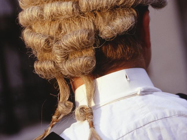 Barrister in a wig and gown. law courts legal. File stock images. Picture: ThinkStock / Getty Images