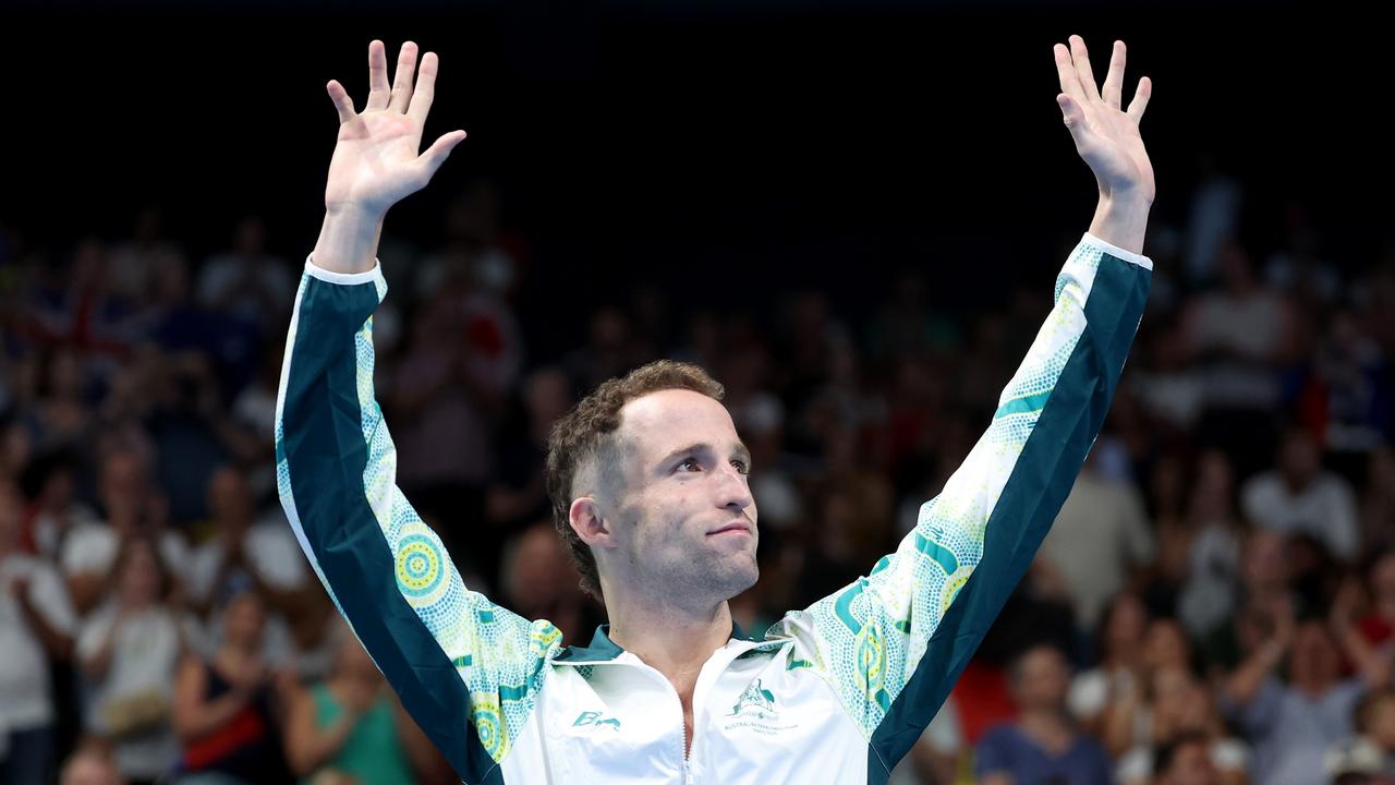 Tom Gallagher wins 50m freestyle in S10 category at Paris Paralympics ...