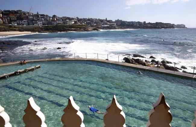 9.16am. Bronte pool. @wentworth_courier @snapsydney #SnapSydney 2018 #photography. Picture: John Appleyard