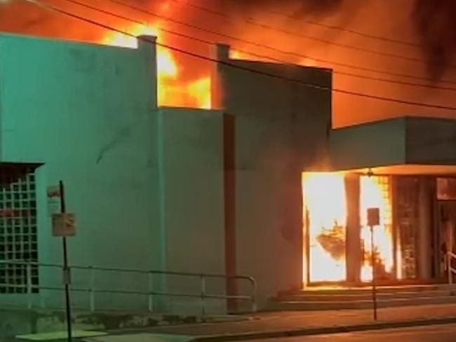 The Adass Israel Synagogue of Melbourne at Ripponlea was firebombed last December.