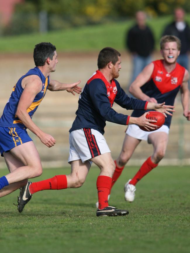 Central United coach Alan Harvey during his playing days with Eastern Park in 2010.