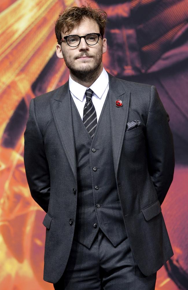 Actor Sam Claflin attends the world premiere of the film ‘The Hunger Games: Mockingjay - Part 2’ on November 4, 2015 in Berlin. Picture: AP