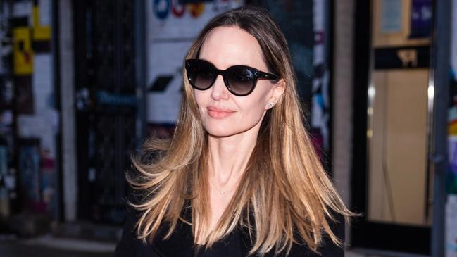 NEW YORK, NEW YORK - DECEMBER 27: Angelina Jolie is seen in the East Village on December 27, 2023 in New York City. (Photo by Gotham/GC Images)