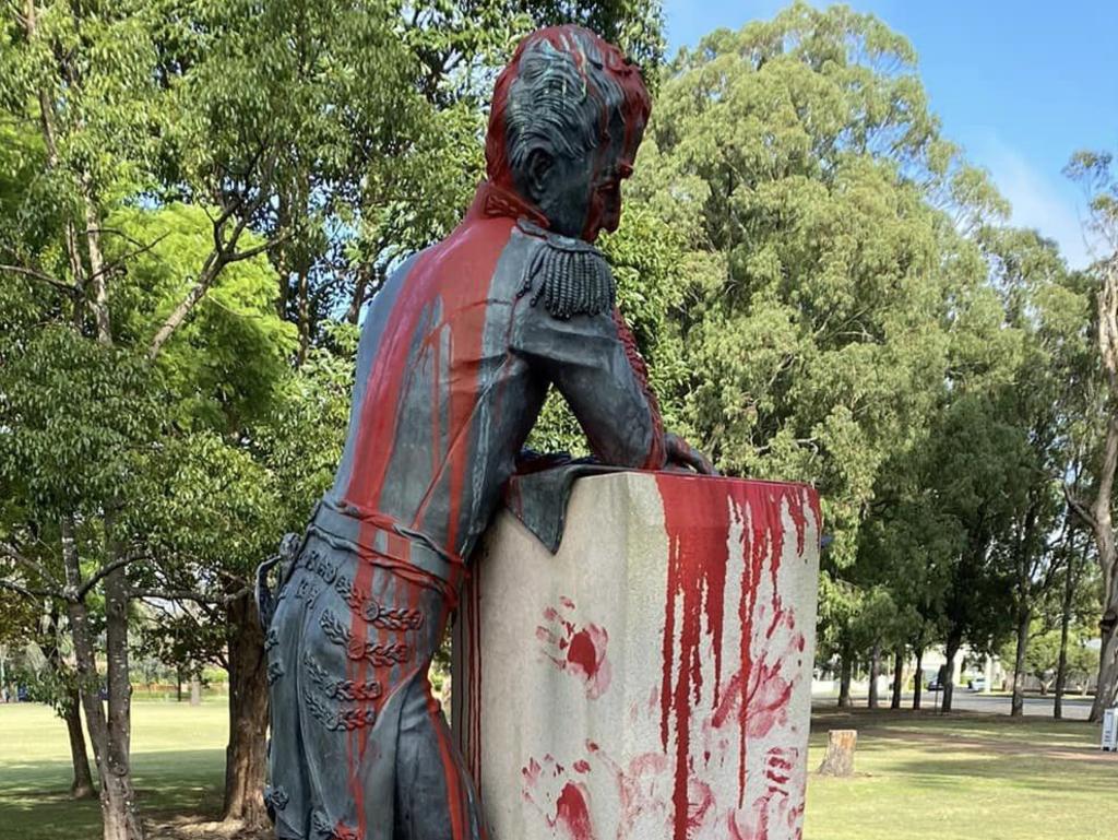 ‘Abhorrent’ act by statue vandals