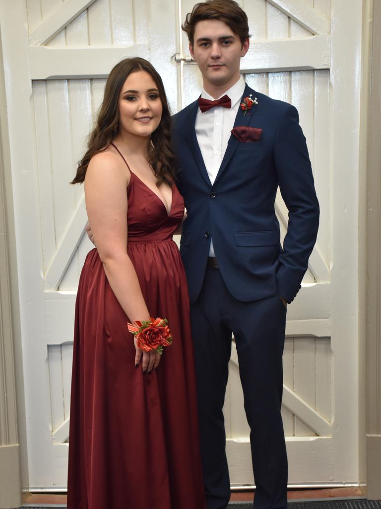 Madeline Cook and Seth Davies at the Assumption College formal.