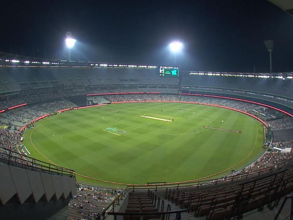 The MCG was looking pretty empty.
