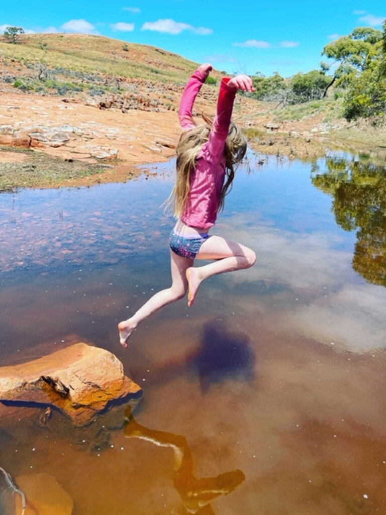 Bonnie at Thurlga Station in the Gawler Ranges. Picture: Katrina Morris