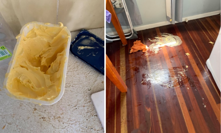 Mum puts lock on fridge to stop kids getting in it and making a mess