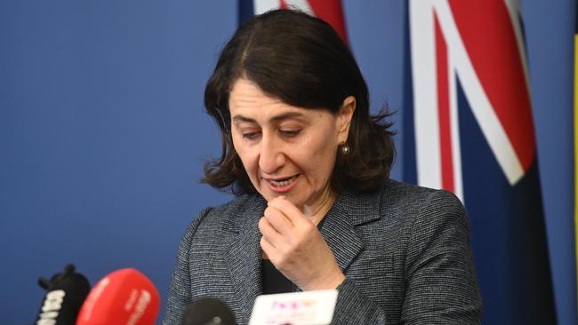 Ms Berejiklian said she has always acted with integrity. Picture: NCA NewsWire / Jeremy Piper