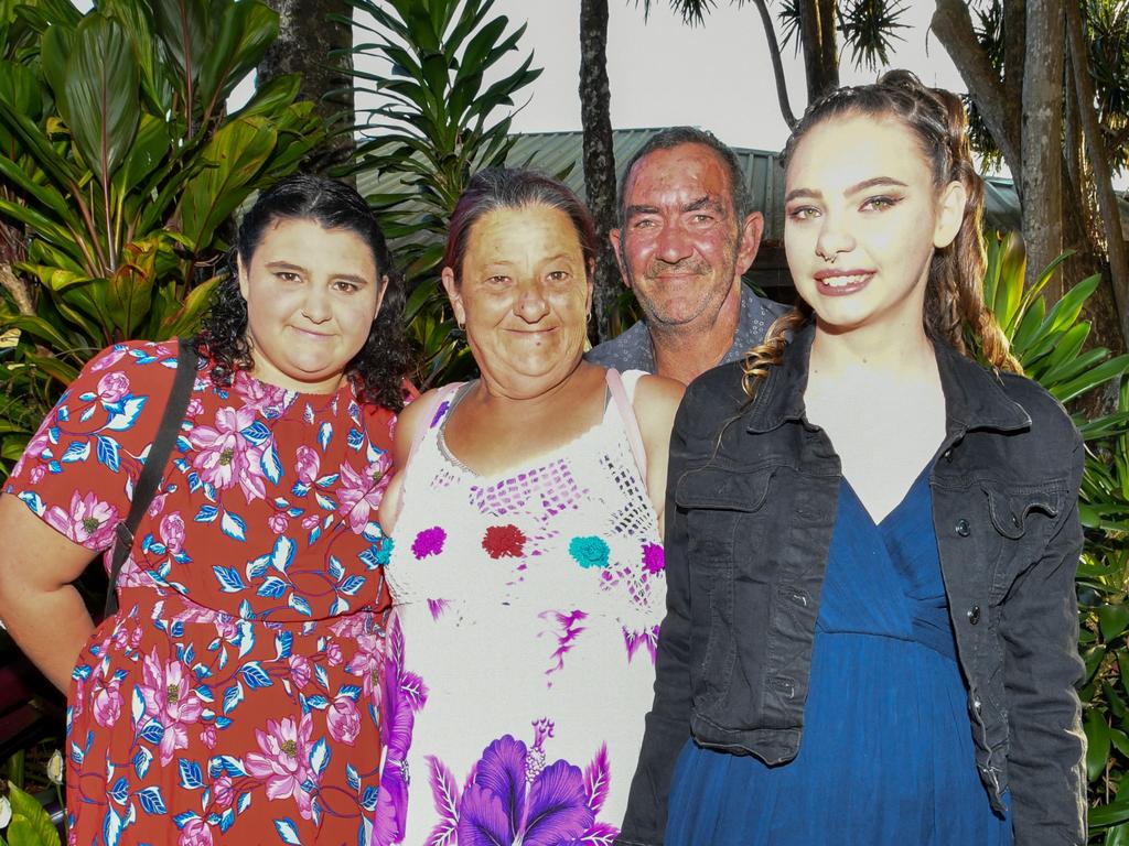 Lismore High Year 12 Formal 2022: Linda, Noel, and Katie Burke with Kerry Peters.