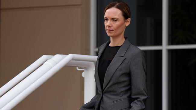 Laura Adele Hinks faces the Supreme Court in Darwin charged with the alleged abduction of her daughter Grace Hughes in 2022. Picture: Pema Tamang Pakhrin