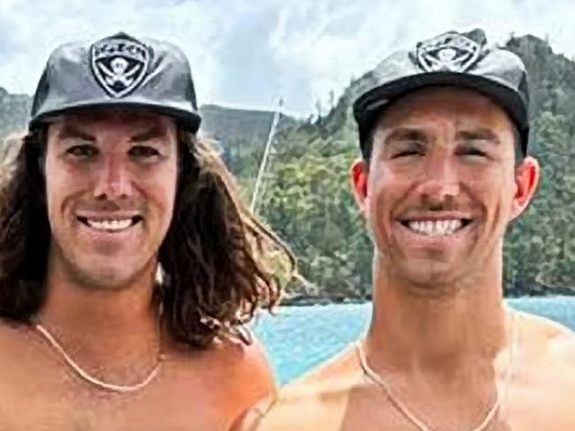 A major search has been launched in Ensenada, Mexico for two brothers, Jake (right) and Callum Robinson (left) from Perth, who were visiting on a surfing trip. Picture: Instagram