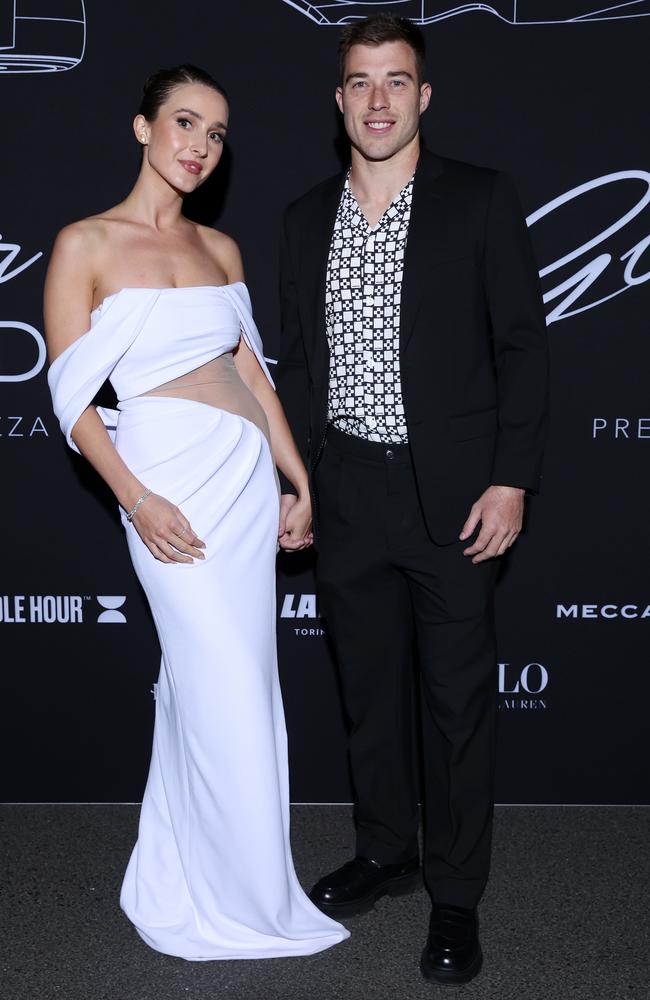 Zach and Alexandra Merrett at Glamour on the Grid. Picture: Mark Stewart